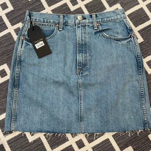 Rag & Bone  Clean Levee Moss Skirt Size 28